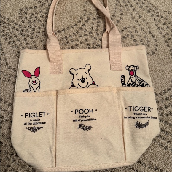 Winnie the Pooh Handbags - Winnie the Pooh Canvas Tote Bag